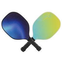 Pickleball-Set mit Netz, 2 Schlägern und 2 Bällen aus FSC-zertifiziertem Material