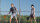 Pickleball-Set - Netz, 2 Schläger und 2 Bälle