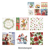 Idena Servietten Weihnachtsmotive 33x33cm