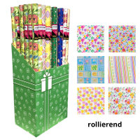 Idena Geschenkpapier neutral mehrfarbig 70x200cm 10fach...