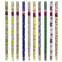 Idena Geschenkpapier neutral mehrfarbig 70x200cm 10fach sortiert Rolle