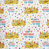 Idena Geschenkpapier Kinder mehrfarbig 70x200cm 6fach sortiert Rolle