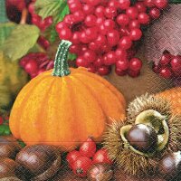 Idena Serviette Herbstmotive 33x33cm sortiert