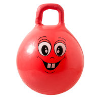 Sprungball - "Happy Face", Ø 40-50 cm, rot