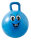 Blauer Sprungball mit lustigem Gesichtsmotiv in 40-50 cm Größe