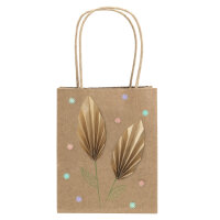 20 braune Papiertüten aus FSC-recyceltem Papier mit den Maßen 12 x 15 x 5 cm für nachhaltiges Verpacken