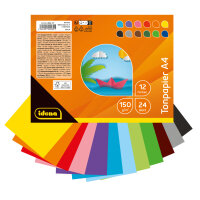 Tonpapier DIN A4 in 24 verschiedenen Farben mit einem...