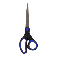 Rote und schwarze Softschere, 8 Zoll (20,3 cm) lang, für präzises Schneiden mit weichen Griffen