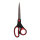 Rote und schwarze Softschere, 8 Zoll (20,3 cm) lang, für präzises Schneiden mit weichen Griffen