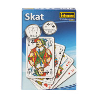 Skatspiel - 32 Spielkarten, im Kartonetui