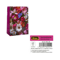 Geschenktasche "classic Blumen" - sortierte Motive, 16 x 11,5 x 6 cm