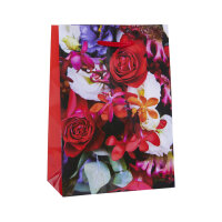 Geschenktasche "classic Blumen" - sortierte Motive, 16 x 11,5 x 6 cm