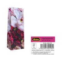Flaschentasche "classic Blumen" - sortierte Motive, 35 x 12,5 x 9 cm
