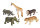 Zootiere Spielfiguren/klein, 5 Stück, ca. 10 cm, im Beutel