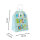 Blaue Geschenktasche Happy Birthday mit den Maßen 25 x 19 x 11,5 cm und FSC-Mix Zertifizierung