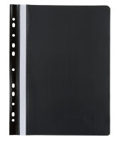 Packung mit 10 Schnellheftern in DIN A4 Format, sortiert in 5 verschiedenen Farben und Euro-Lochung