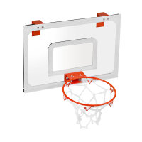 Mini-Basketball-Set für den Innenbereich bestehend aus 4 Teilen in den Maßen 45,8 x 30,6 x 6,5 cm.