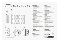 Buntes Wurfspiel Leitergolf mit 4 Teilen in einer farbenfrohen Verpackung.