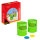 Wurfspiel Frisbee Slam Set in Grün, Rot und Blau mit 4 Teilen in bunter Verpackung.