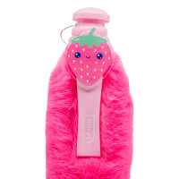 Kugelschreiber Fluffy Pink mit weicher, flauschiger Spitze und einer Länge von 28,2 cm