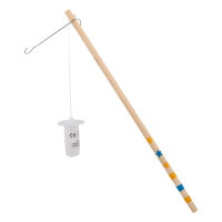Laternenstab - Holz mit LED, 39 cm