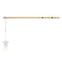 Laternenstab - Holz mit LED, 39 cm