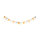 Girlande Happy New Year - gold/silber, 300 cm