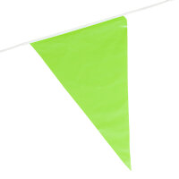 Wimpelkette dreieckig -  mehrfarbig, 10 m, 15 Wimpel 20 x 30 cm