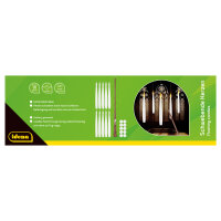 Schwebende LED Kerzen - warmweiß, Zauberstab, Fernbedienung, elfenbein, 10 Stück, batteriebetrieben
