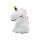 LED Nachtlicht - Einhorn, mit Fernbedienung, weiß, 11cm, USB Lithium Ionen Akku