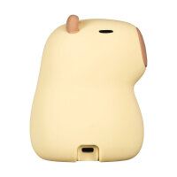 LED Nachtlicht - Capybara, weiß, 14cm, USB Lithium Ionen Akku
