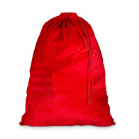 Weihnachtsgeschenksack - mit Motiv, rot, 50 x 70 cm, Samt