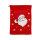 Weihnachtsgeschenksack - mit Motiv, rot, 50 x 70 cm, Samt