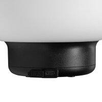 LED Lampe - Akku, USB C, warmweiß, 16 x 29 cm, dimmbar