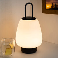 LED Lampe - Akku, USB C, warmweiß, 16 x 29 cm, dimmbar