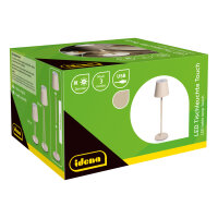 LED Tischleuchte - touch, Akku, USB, beige, 11 x 38 cm,...