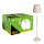 LED Tischleuchte - touch, Akku, USB, beige, 11 x 38 cm, dimmbar, Innen und Außen