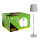 LED Tischleuchte - touch, Akku, USB, grau, 11 x 38 cm, dimmbar, Innen und Außen