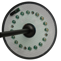 LED Tischleuchte -  touch, Akku, USB, schwarz, 15 x 33 cm, dimmbar, Innen
