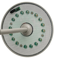 LED Tischleuchte - touch, Akku, USB, grau, 15 x 33 cm, dimmbar, Innen