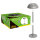 LED Tischleuchte - touch, Akku, USB, grau, 15 x 33 cm, dimmbar, Innen