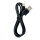 LED Tischleuchte - touch, Pilzform, Akku, USB C, schwarz, 10 x 16,5 cm, dimmbar, Innen