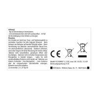 LED Echtwachskerze - Flackerlicht, 6h Timer, warmweiß, 7,5 x 11 cm, batteriebetrieben, 4fach sortiert