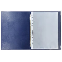 Zeugnisringbuch, DIN A4, mit 10 H&uuml;llen, blau