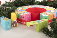 Adventskalender - Ø 31,5 cm x 6,5 cm