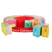 Adventskalender - Ø 31,5 cm x 6,5 cm