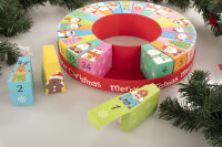 Adventskalender - Ø 31,5 cm x 6,5 cm