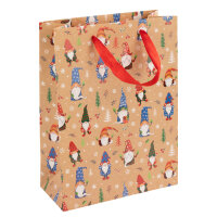 Geschenktasche - Wichtel, 34,5 x 25 x 8,5 cm