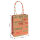 Papiertasche - Schriftzüge Frohe Weihnachten / Happy New Year, 15 x 12 x 5 cm