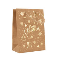 Geschenktasche - Merry Christmas 16 x 11,5 x 6 cm